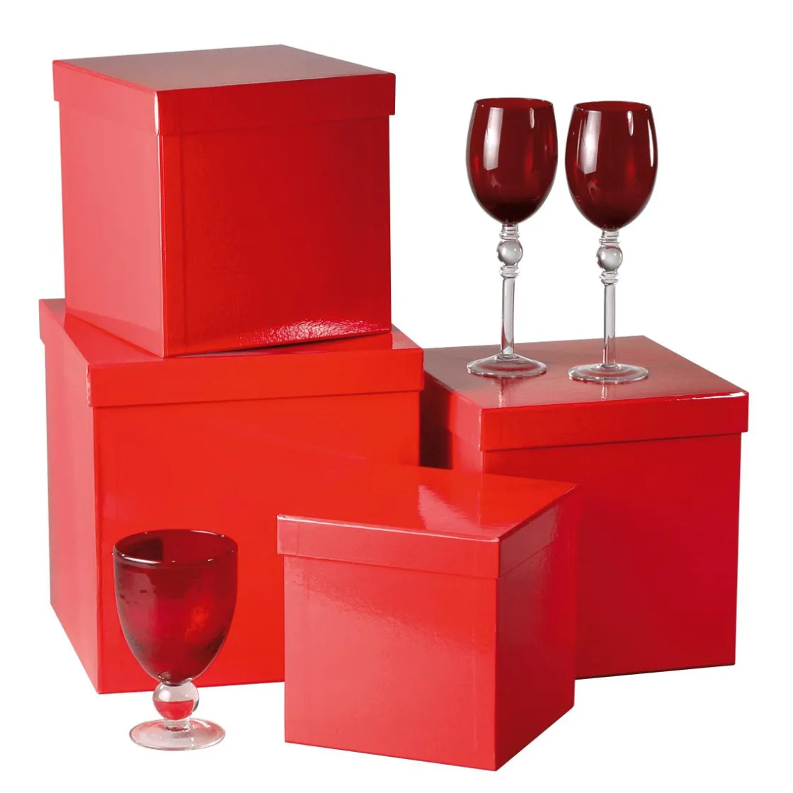 DecoWoerner Cajas De Regalo>Cajas De Cartón De Regalo, Color , 4 Pz.