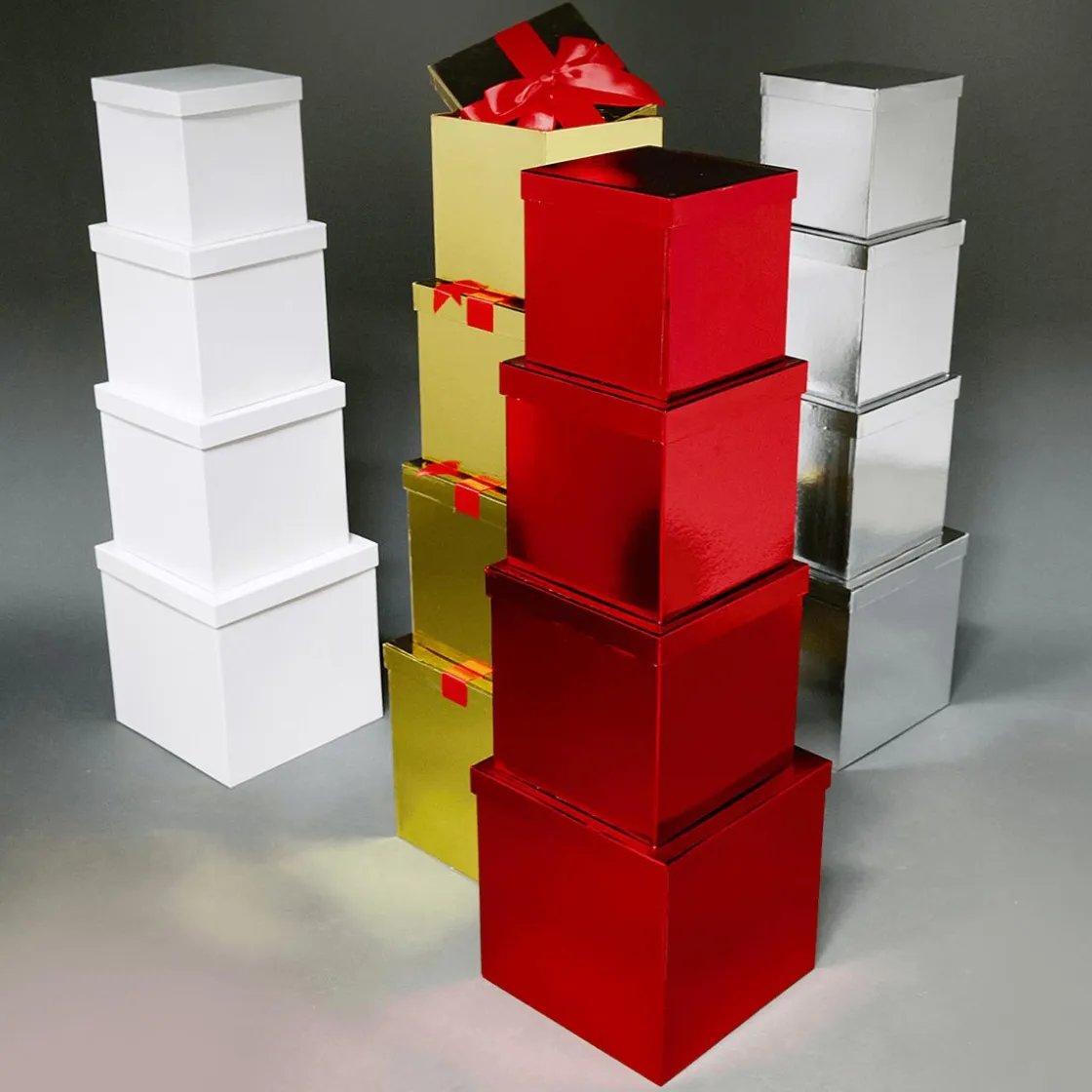 DecoWoerner Cajas De Regalo>Cajas De Cartón De Regalo, Color , 4 Pz.