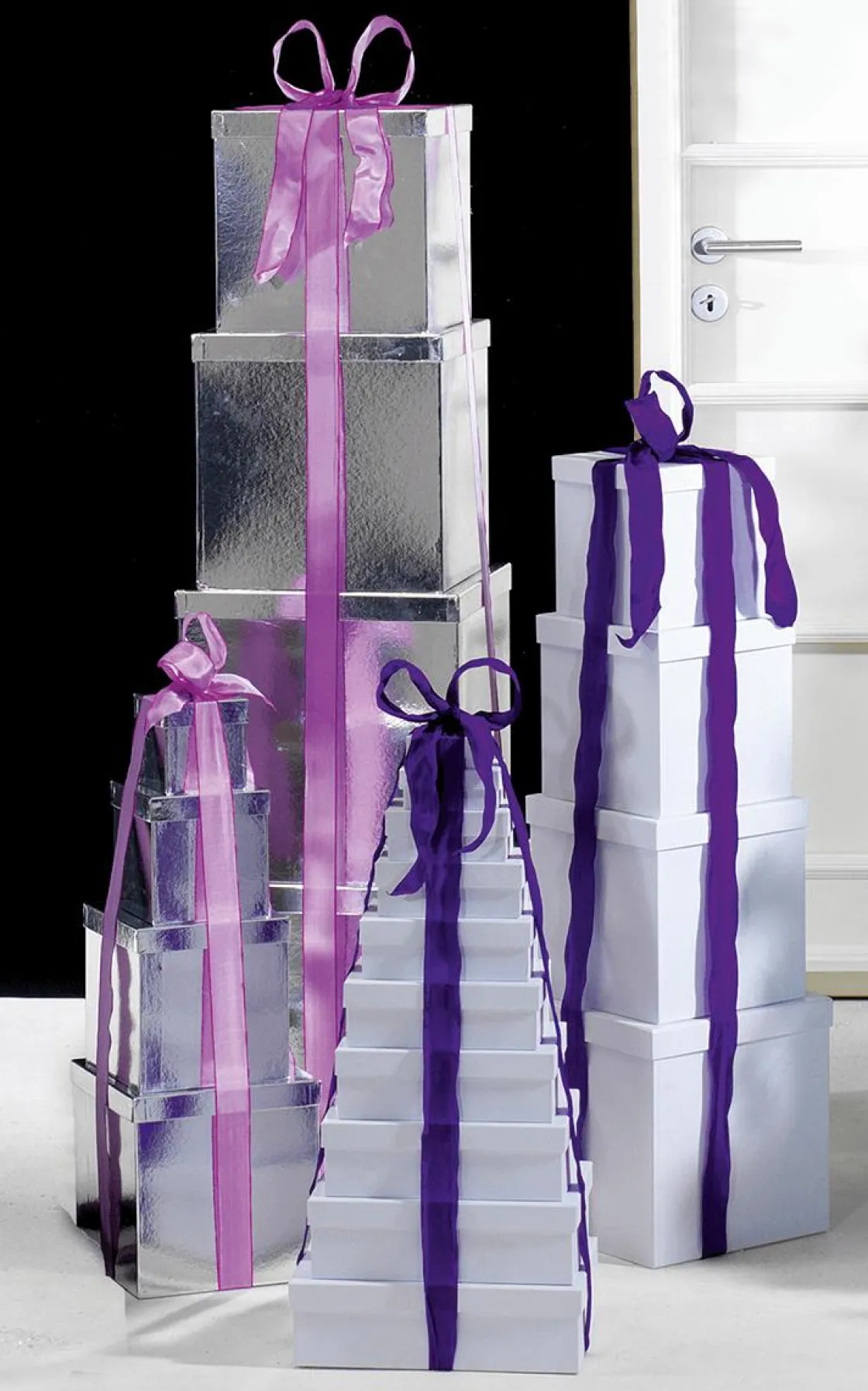 DecoWoerner Cajas De Regalo>Cajas De Cartón De Regalo, , 4 Piezas