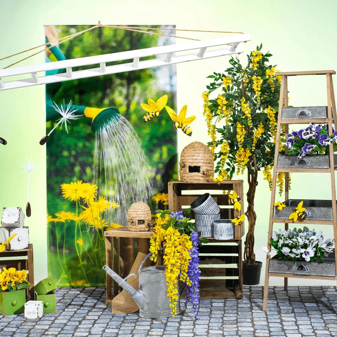 DecoWoerner Decoración Natural|Decoración De Verano>Cajón De Macetas 3 Piezas 9-15 Cm