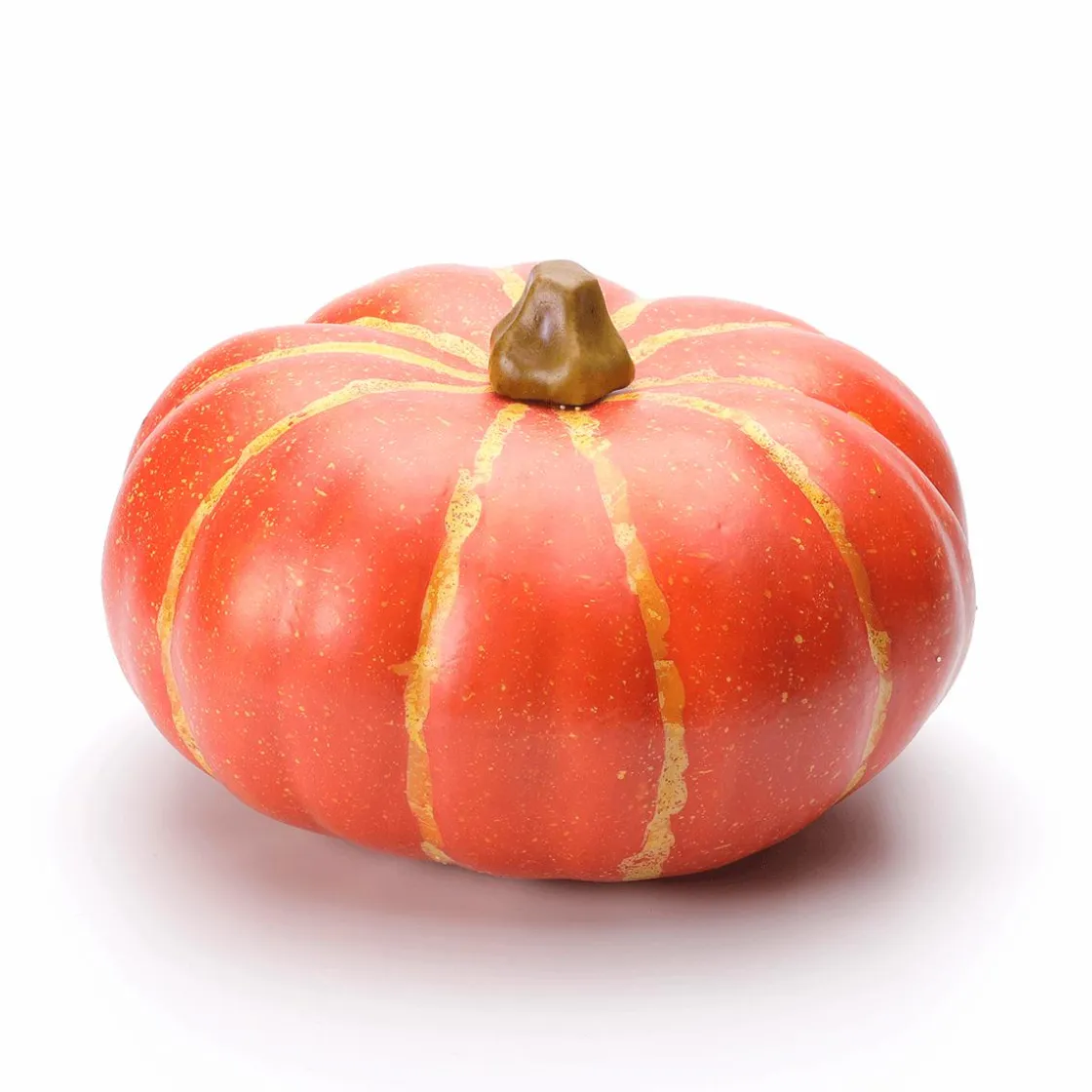 DecoWoerner Decoración De Otoño|Verduras Y Hierbas>Calabaza Decorativa "plana", 24 Cm