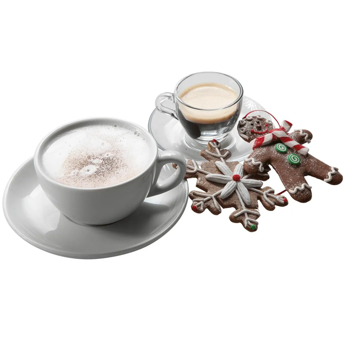 DecoWoerner Bebidas>Capuchino Alimento De Imitación 20 Cm Ø