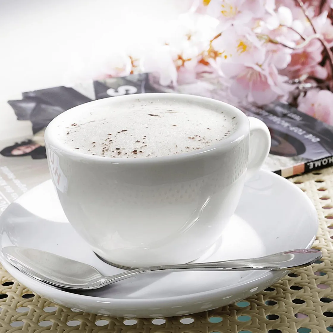 DecoWoerner Bebidas>Capuchino Alimento De Imitación 20 Cm Ø