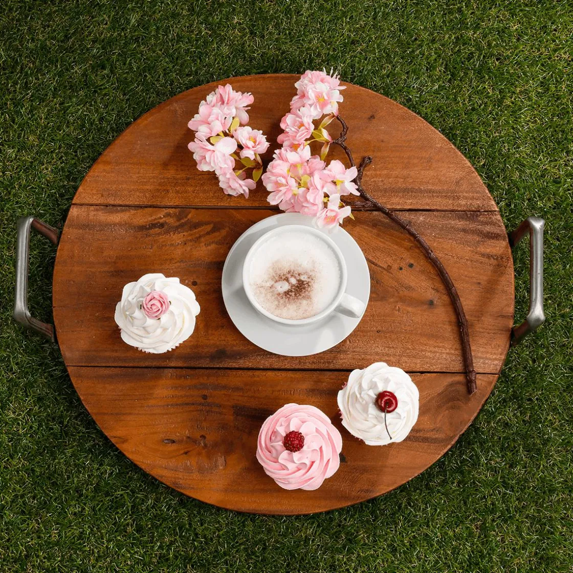 DecoWoerner Bebidas>Capuchino Alimento De Imitación 20 Cm Ø