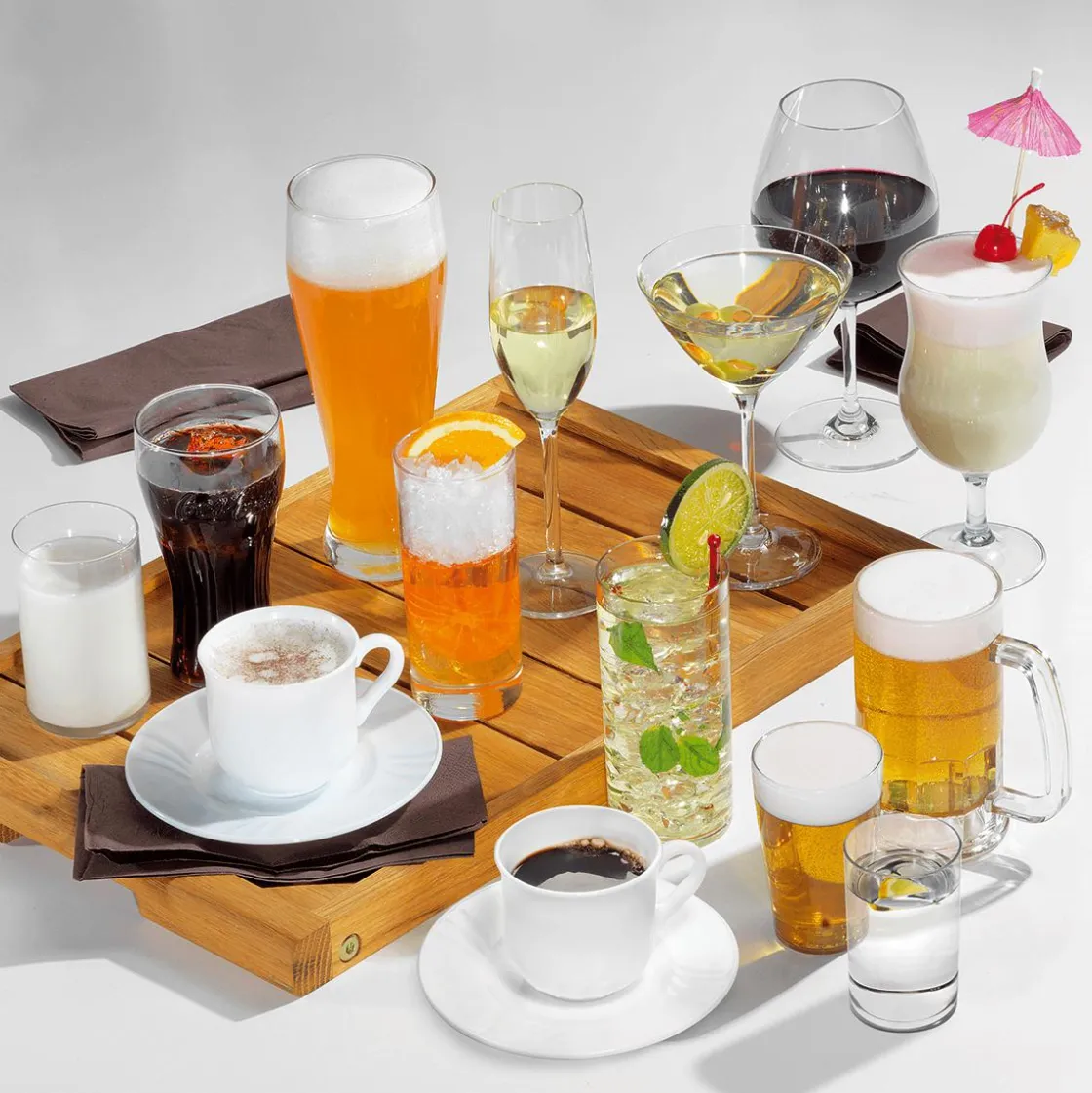DecoWoerner Bebidas>Capuchino Alimento De Imitación 20 Cm Ø