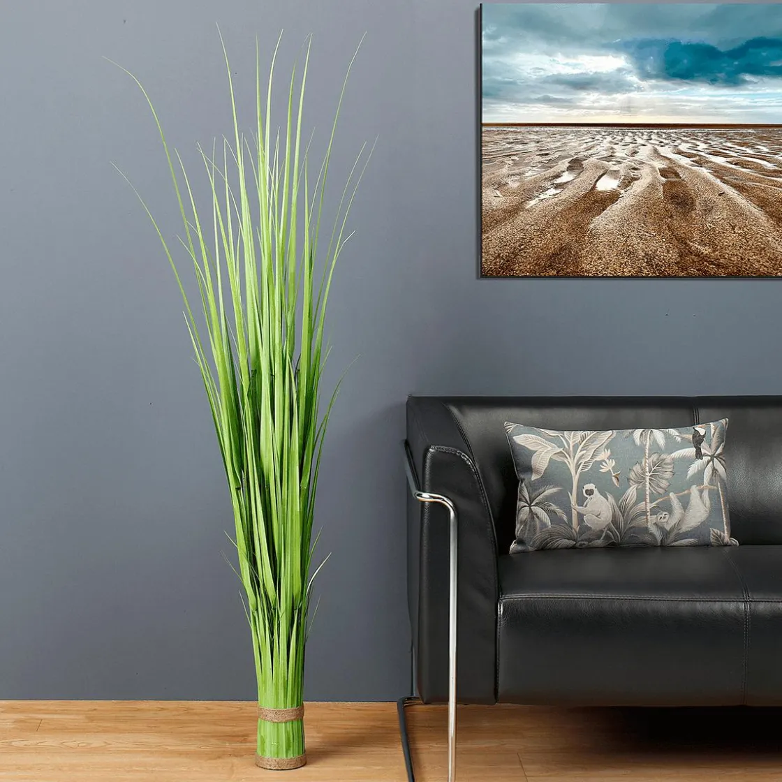 DecoWoerner Decoración De Primavera|Hierba Decorativa>Carrizo Decorativo, 150 Cm