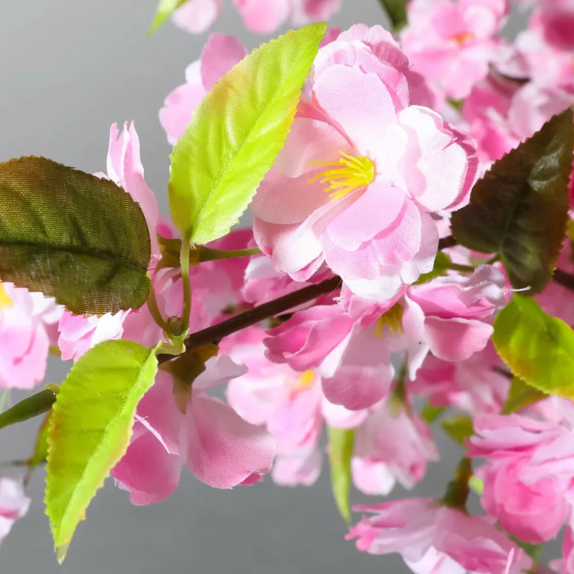 DecoWoerner Decoración De Primavera|Árboles Artificiales>Cerezo Artificial En Flor, 220 Cm,