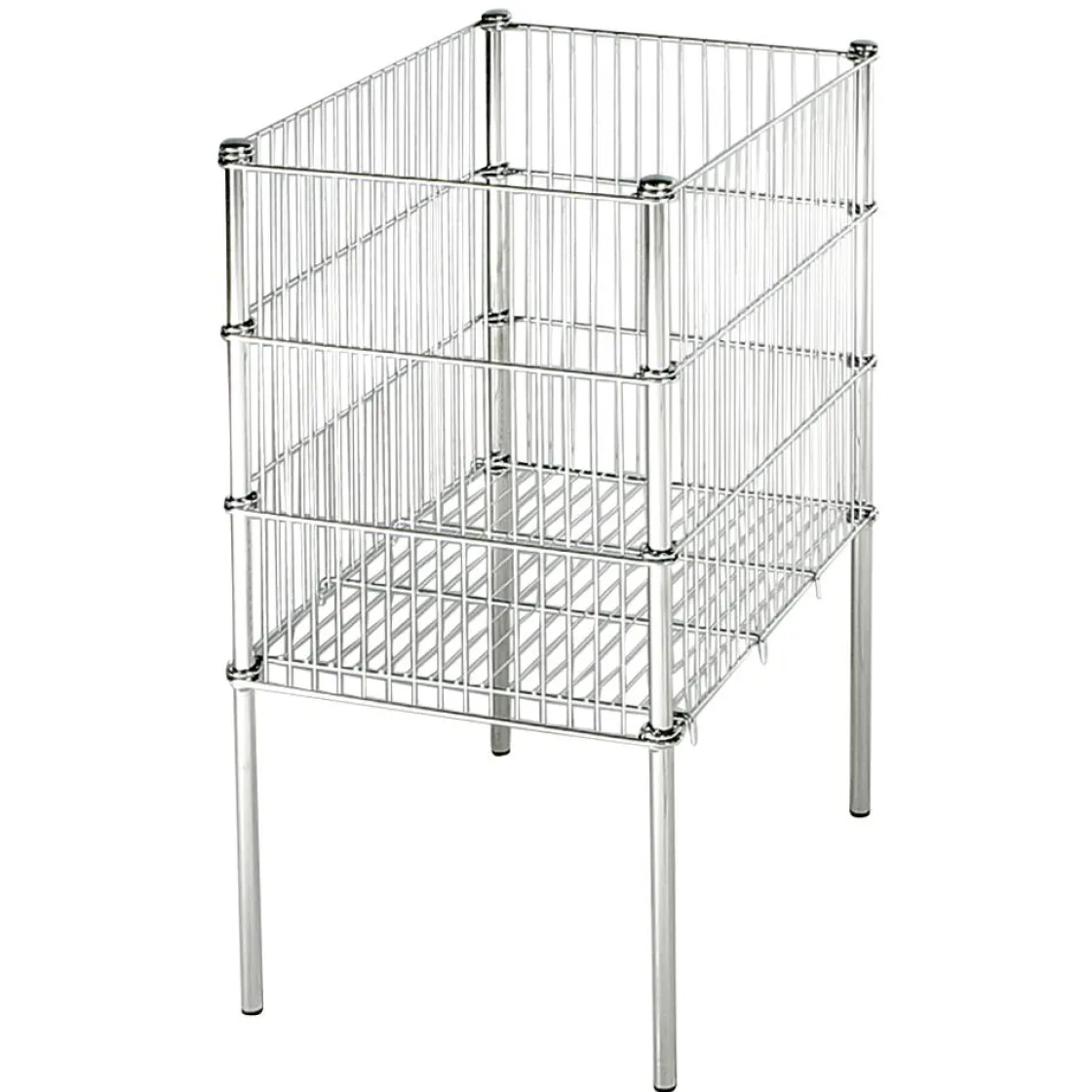 DecoWoerner Expositores Para Tiendas>Cesto De Almacenamiento Plegable, Altura 75 Cm