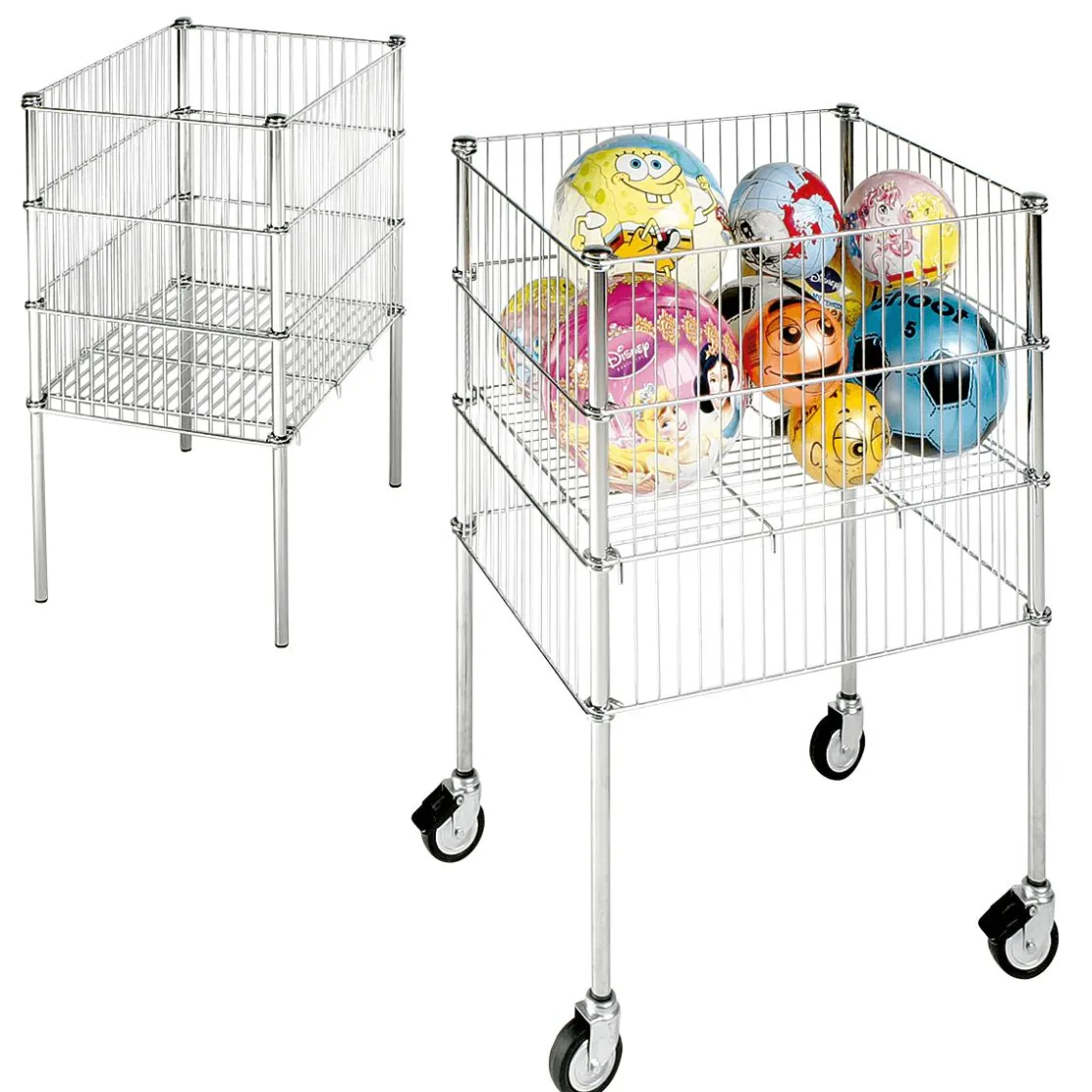 DecoWoerner Expositores Para Tiendas>Cesto De Almacenamiento Plegable, Altura 75 Cm