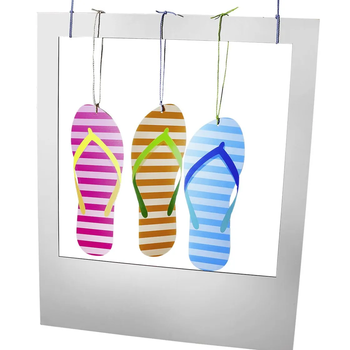 DecoWoerner Decoración De Verano>Chancletas Deco 40 Cm 3 Piezas
