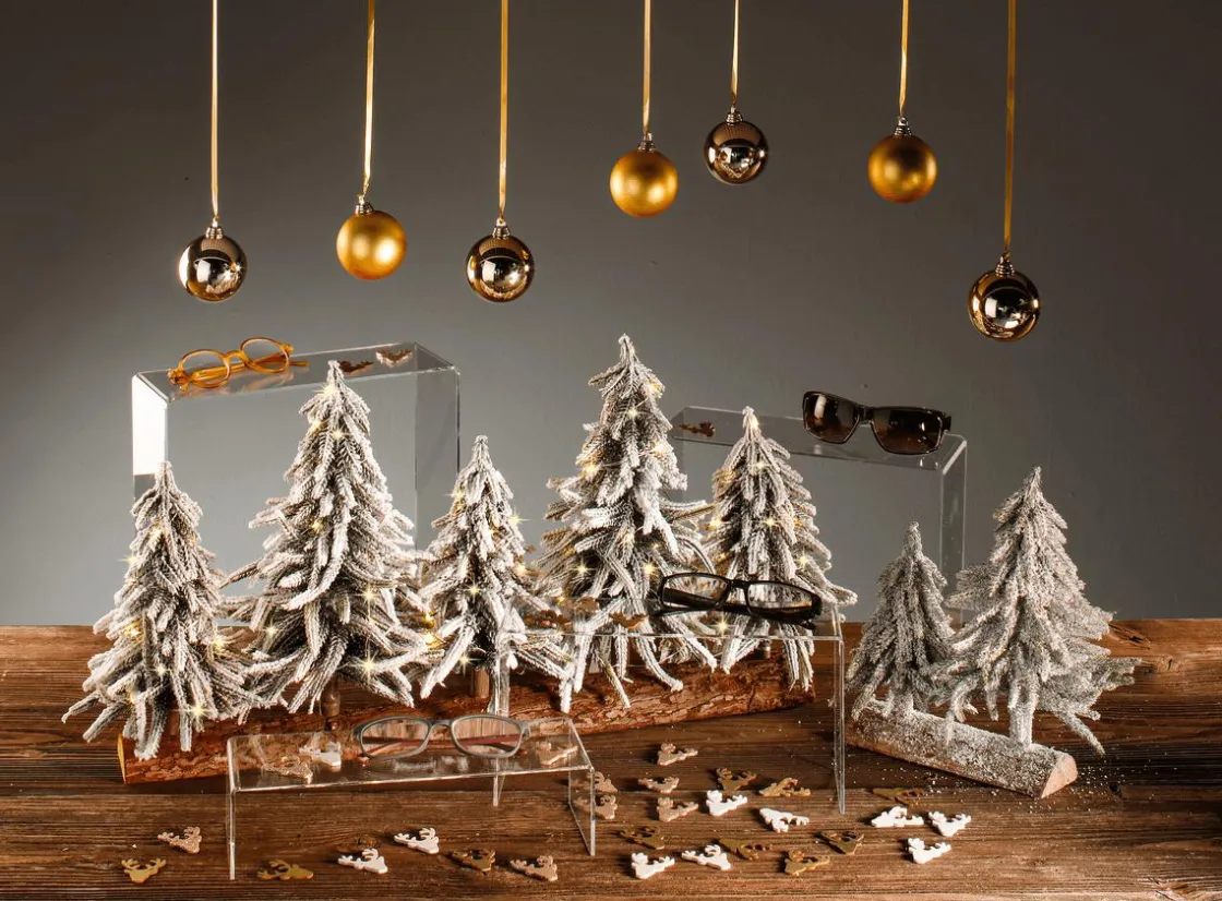DecoWoerner Decoración Dispersa|Decoración De Otoño>Ciervo De Madera Disperso 72 Piezas 4 Cm