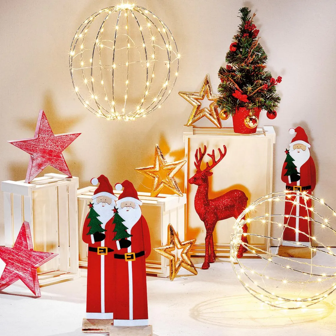 DecoWoerner Figuras De Navidad>Ciervo Decorativo , Altura 31 Cm