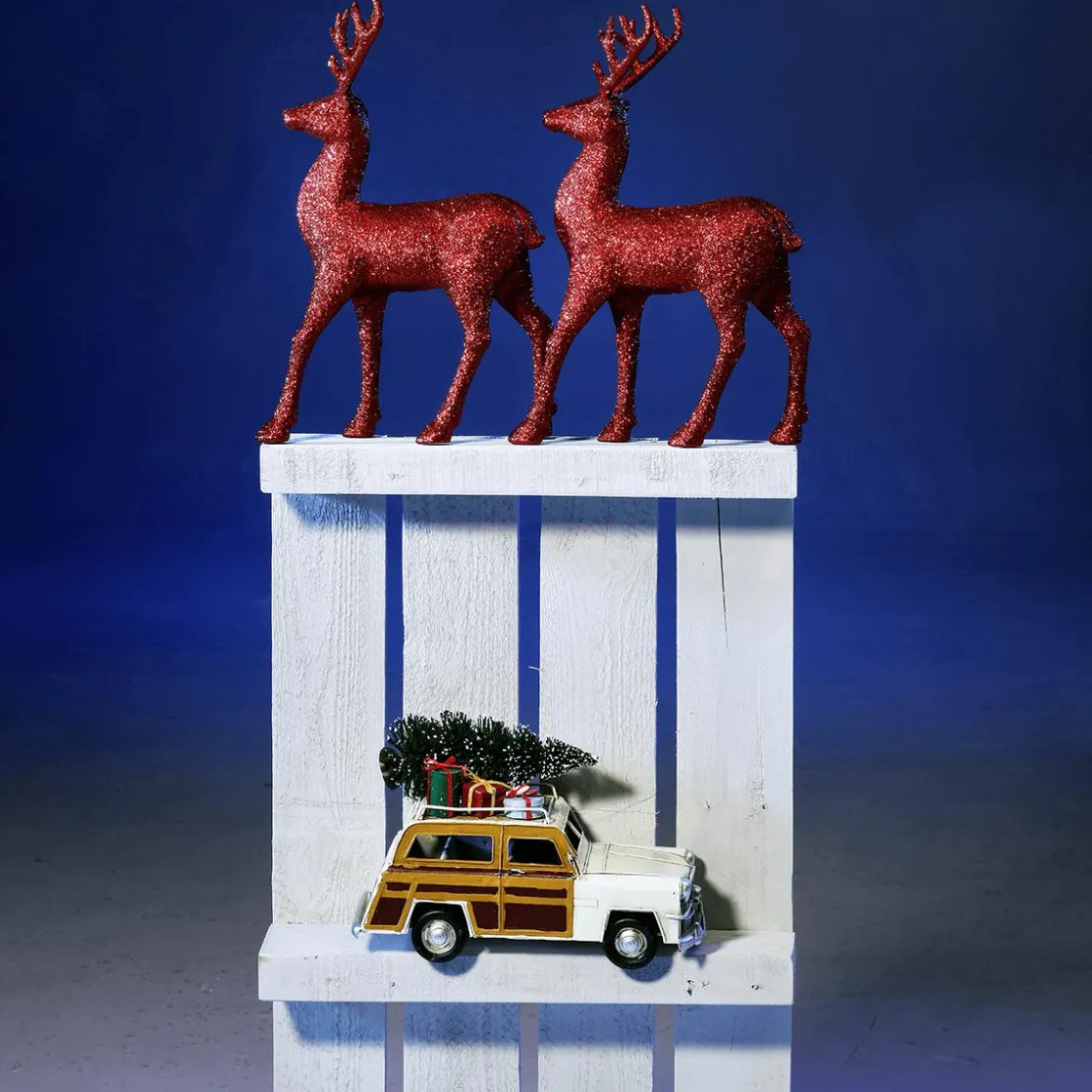 DecoWoerner Figuras De Navidad>Ciervo Decorativo , Altura 31 Cm