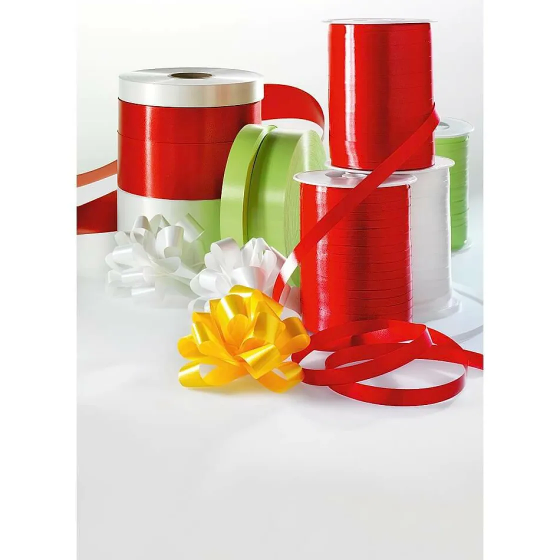 DecoWoerner Cintas De Regalo>Cinta De Poliéster, Anchura De 19 Mm, Blanca