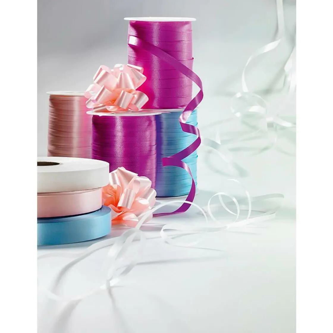 DecoWoerner Cintas De Regalo>Cinta De Poliéster, Anchura De 31 Mm, Blanca