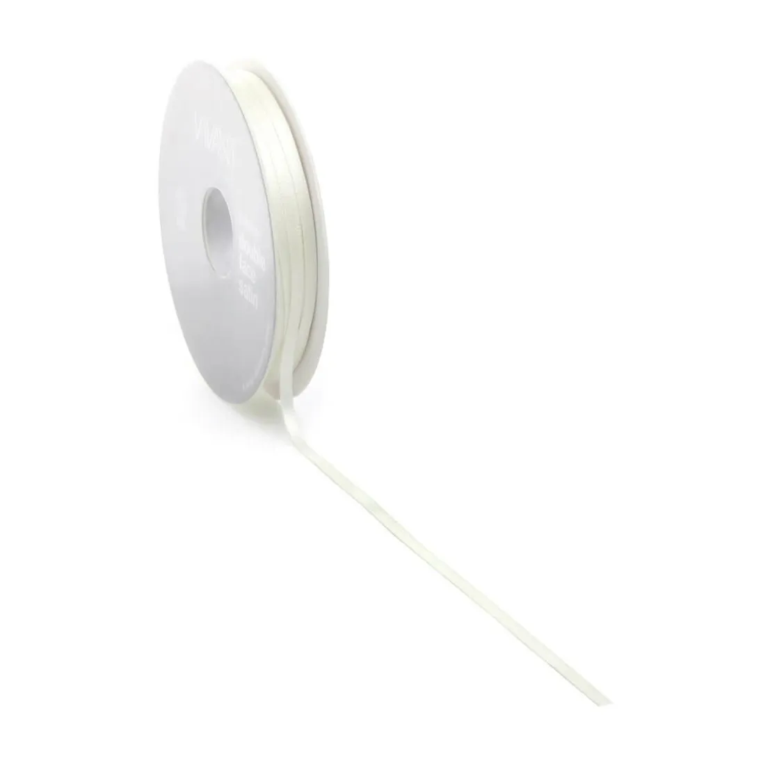 DecoWoerner Cintas De Regalo>Cinta De Raso, 3 Mm X 50 M Crema