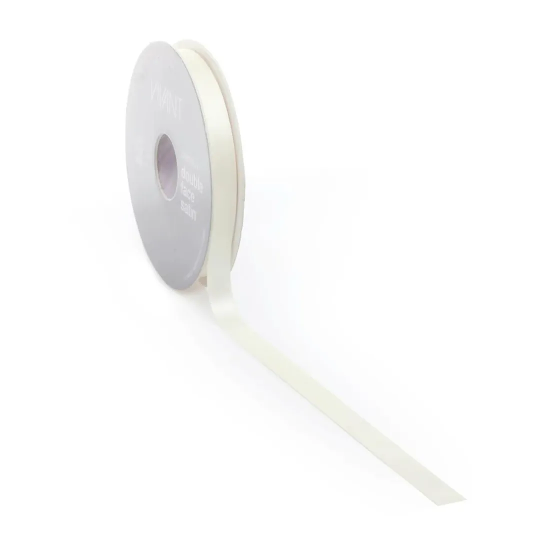 DecoWoerner Cintas De Regalo>Cinta De Raso, 10 Mm X 25m Crema