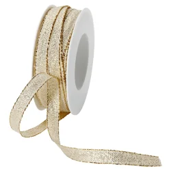 DecoWoerner Cintas De Regalo>Cinta De Regalo, Color Dorado, Anchura 10 Mm
