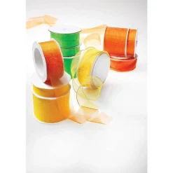 DecoWoerner Cintas De Regalo>Cinta De Regalo De Gasa 70 Mm De Anchura, 25 M