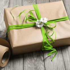 DecoWoerner Cintas De Regalo|Go Green - Envoltorio Para Regalo Ecológico>Cinta Rizadora Ecológica De Material Degradable 10 Mm 100 M De Manzana