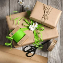 DecoWoerner Cintas De Regalo|Go Green - Envoltorio Para Regalo Ecológico><noscript><img width=