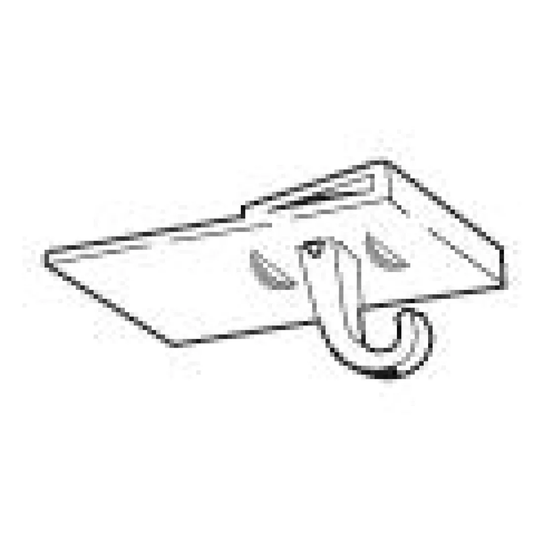 DecoWoerner Ayudas Y Herramientas De Decoración>Clip Colgante Con Gancho, 10 Piezas