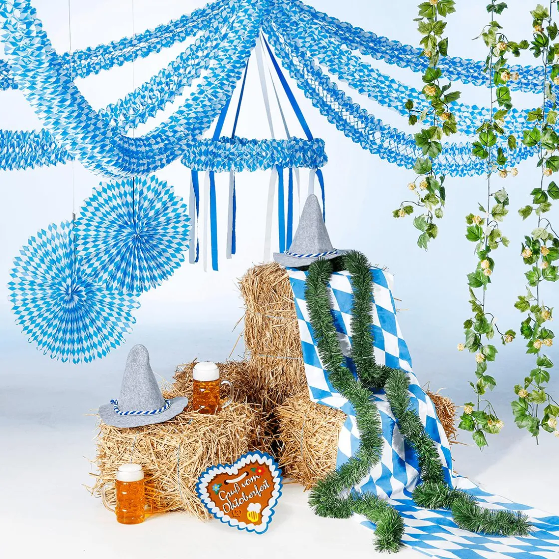 DecoWoerner Decoración Temática|Decoración De Otoño>Colgante De Corazón De Cartón "Oktoberfest" Ø 30 Cm