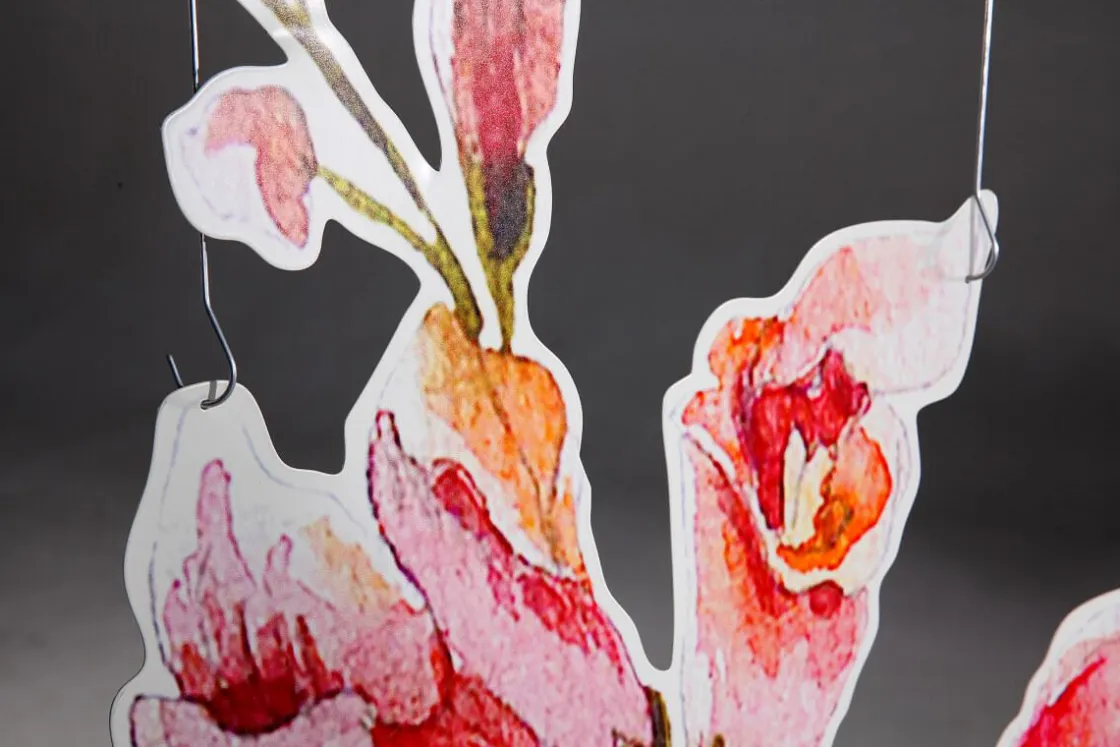 DecoWoerner Decoración De Primavera>Colgante De Exposición "Dedalera" Anchura 156 Cm