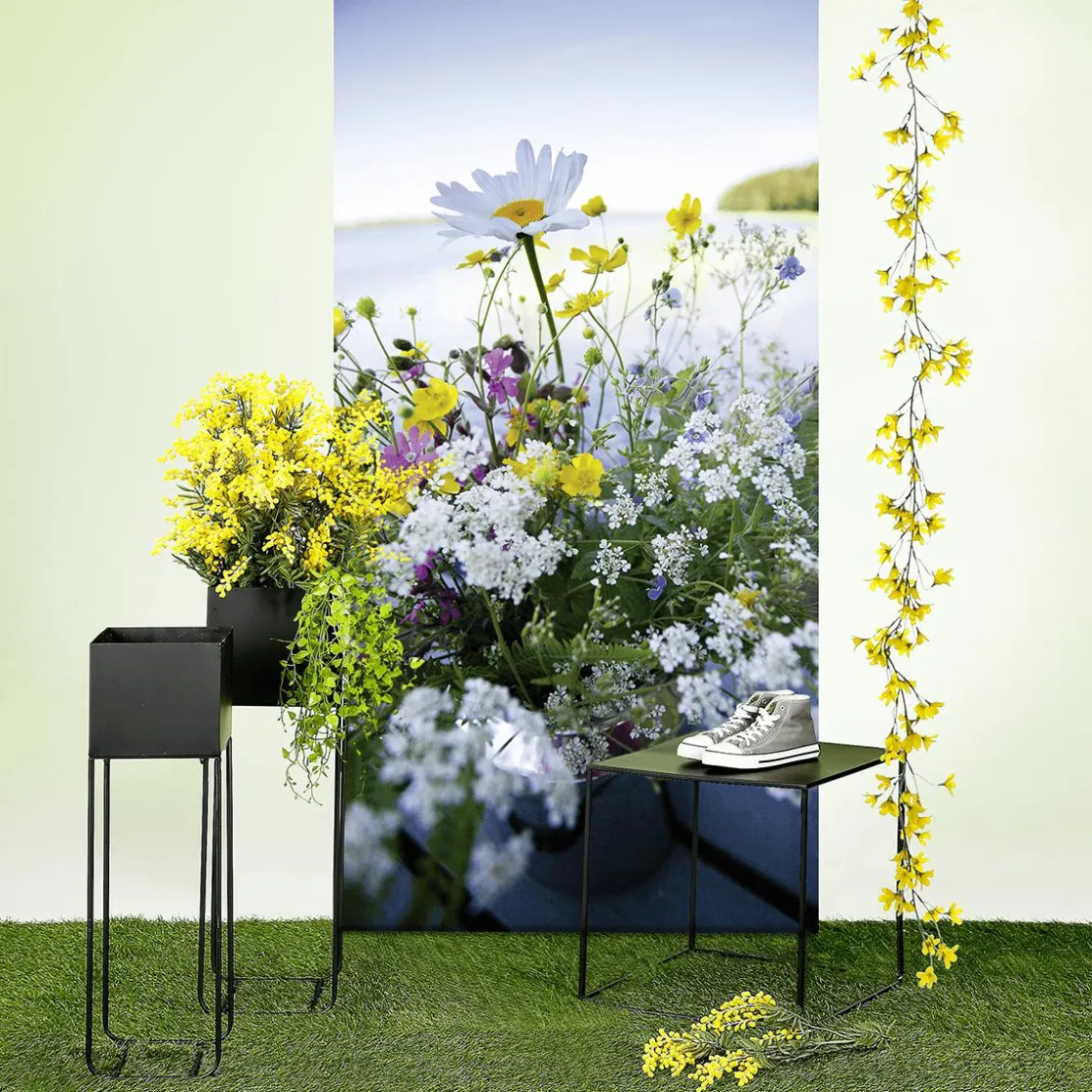 DecoWoerner Plantas Verdes|Plantas Colgantes>Colgante De Hojas De Corazón Artificiales, 68 Cm
