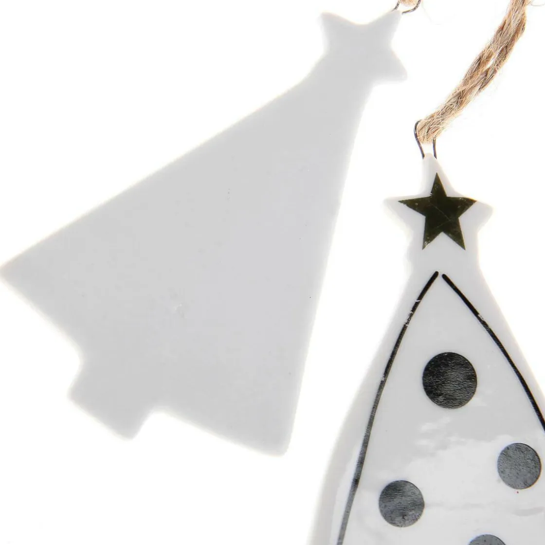 DecoWoerner Figuras De Navidad>Colgante Decorativo Abeto 8,5 Cm 3 Piezas