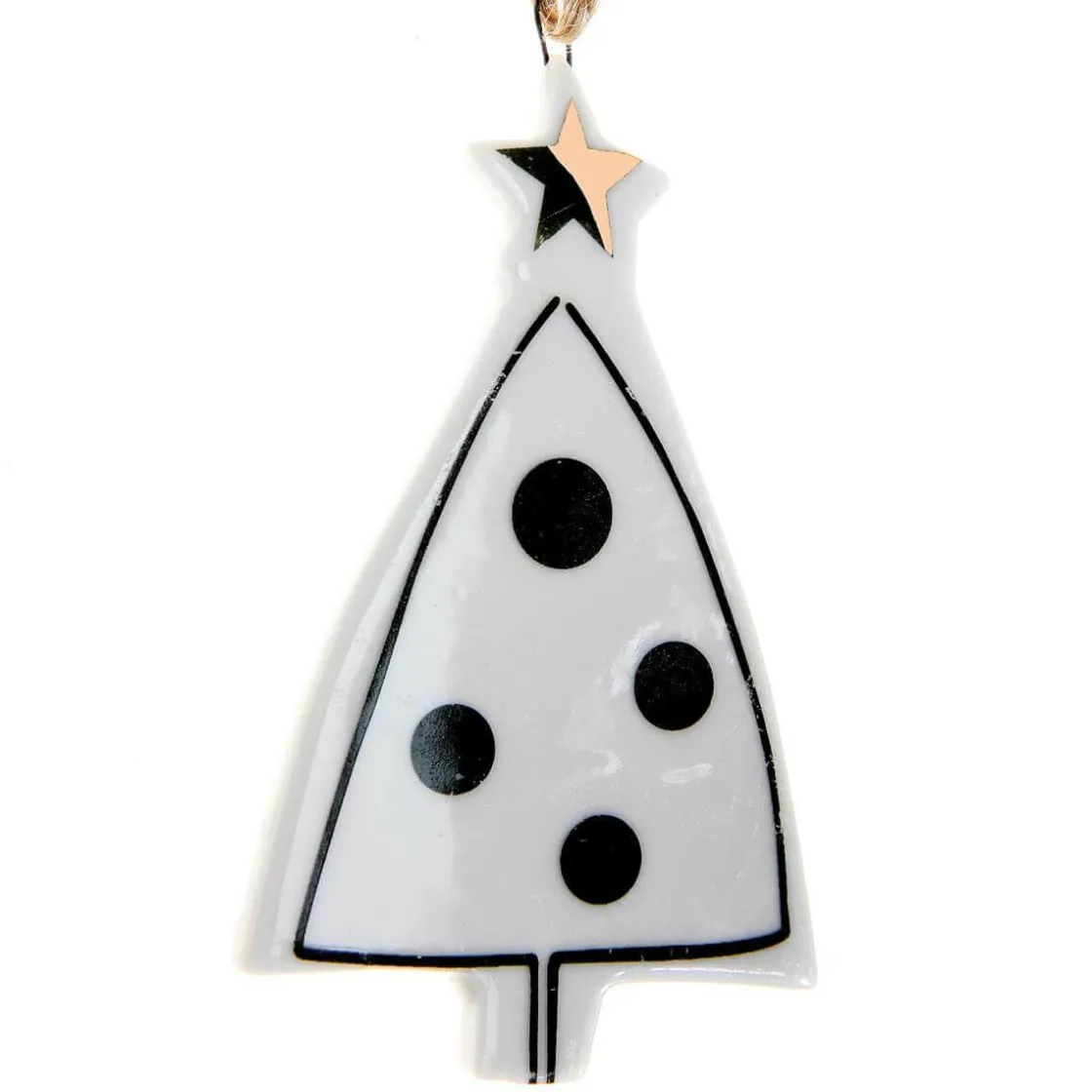 DecoWoerner Figuras De Navidad>Colgante Decorativo Abeto 8,5 Cm 3 Piezas