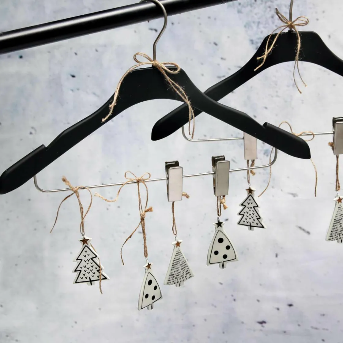 DecoWoerner Figuras De Navidad>Colgante Decorativo Abeto 8,5 Cm 3 Piezas
