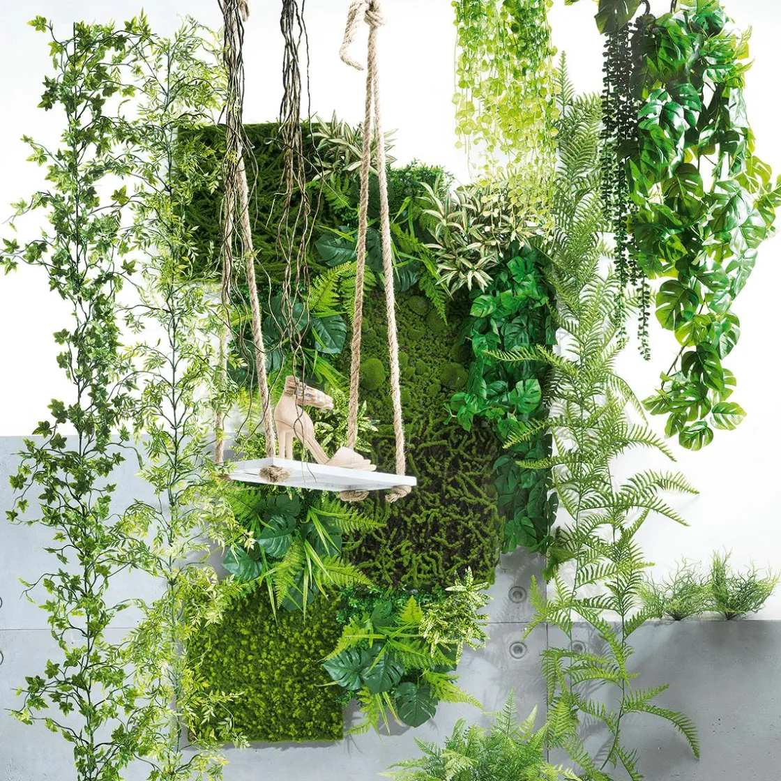 DecoWoerner Decoración De Verano|Decoración De Primavera>Columpio Decorativo, Longitud: 155 Cm