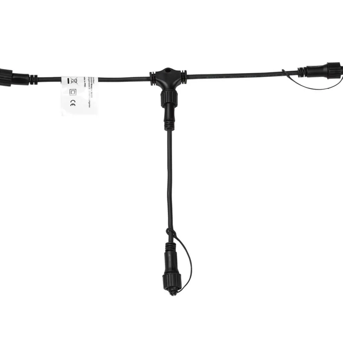 DecoWoerner Luces De Navidad>Conector En T Para LED Profi System, Negro