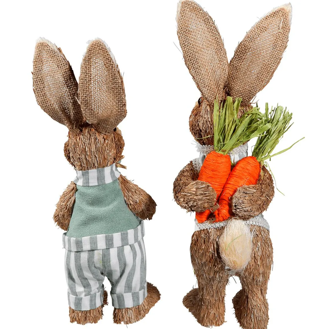 DecoWoerner Decoración De Animales|Decoración De Pascua>Conejitos De Pascua 2 Piezas 30 & 35 Cm
