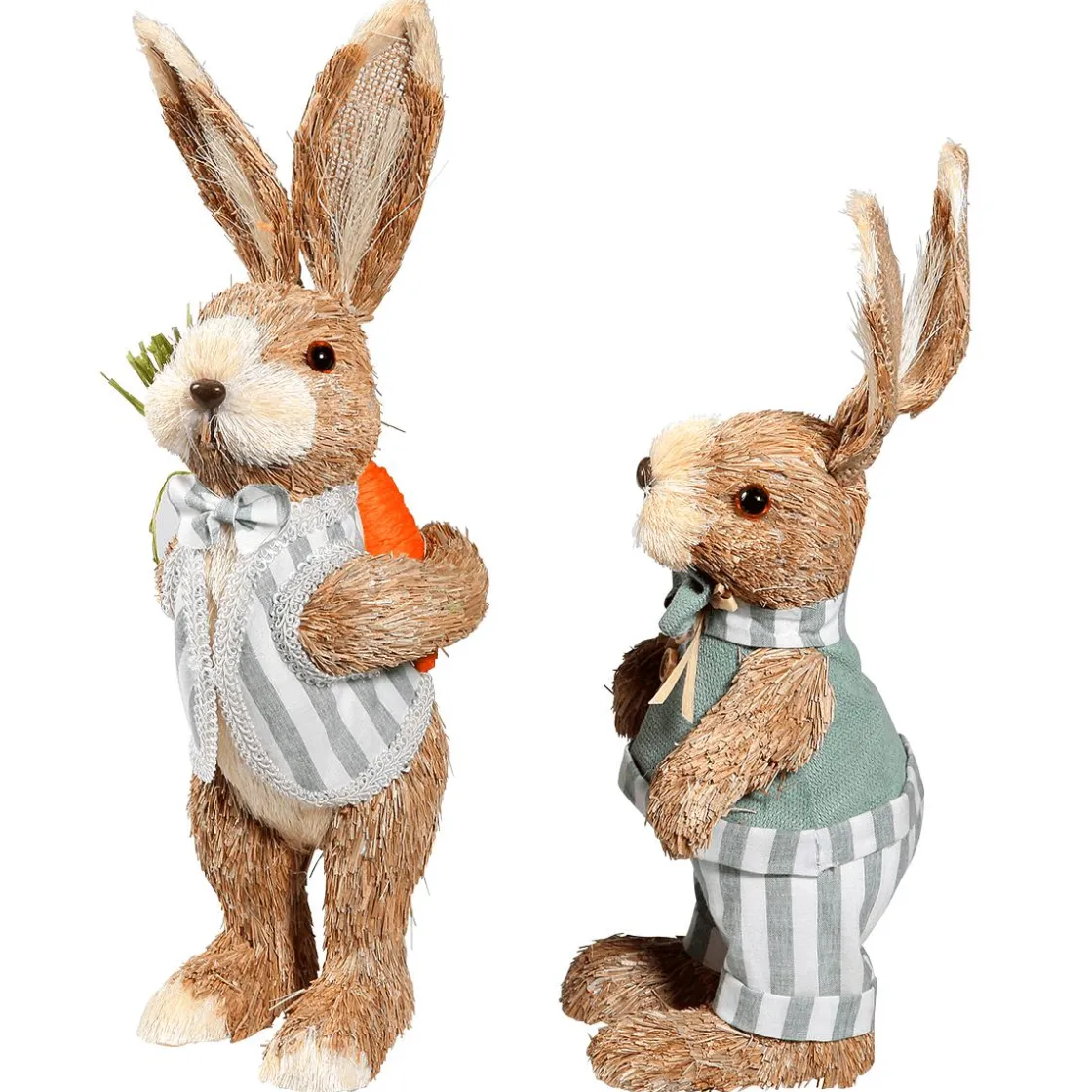 DecoWoerner Decoración De Animales|Decoración De Pascua>Conejitos De Pascua 2 Piezas 30 & 35 Cm