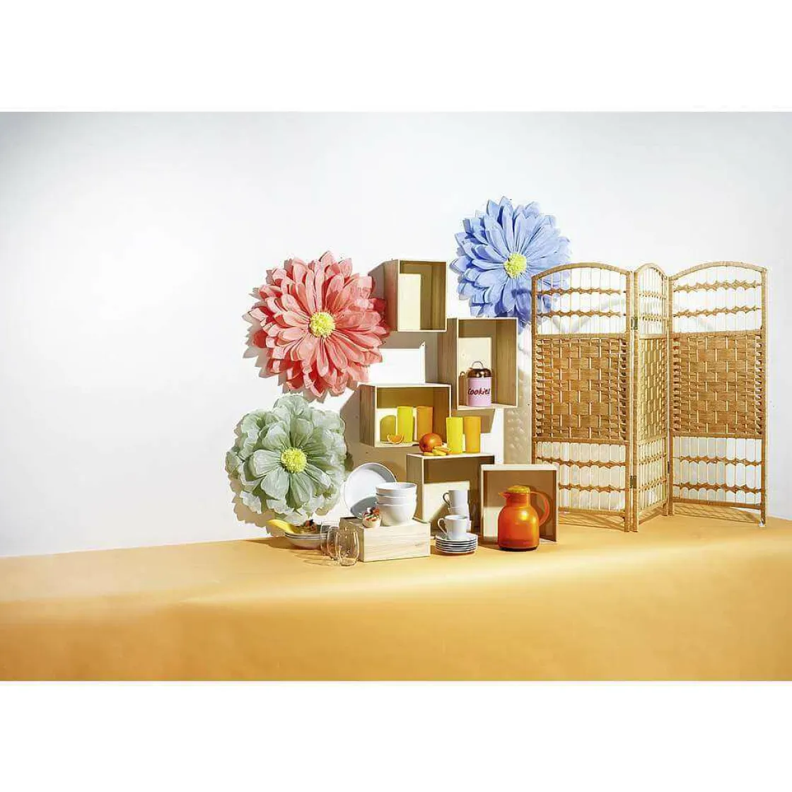 DecoWoerner Expositores Para Tiendas|Macetas Y Artículos De Decoración>Conjunto De Cajas De Madera Cuadrado 3 Piezas