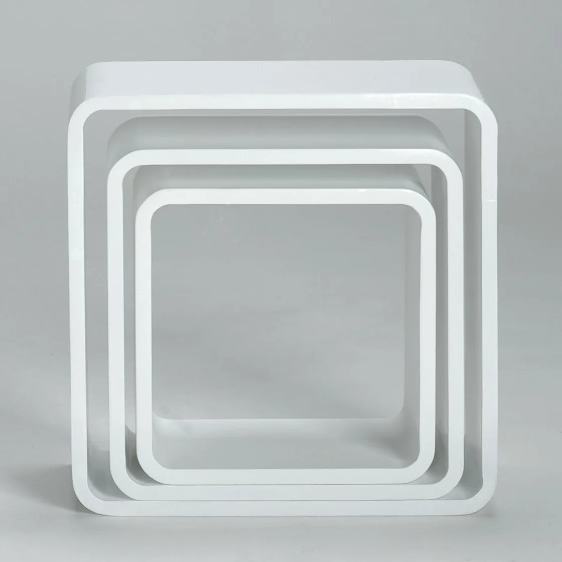 DecoWoerner Expositores Para Tiendas>Conjunto De Estantes "Cubo" Color 3 Pz.