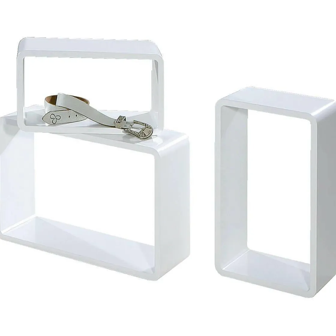 DecoWoerner Expositores Para Tiendas>Conjunto De Estantes "Lounge" Color 3 Pz.