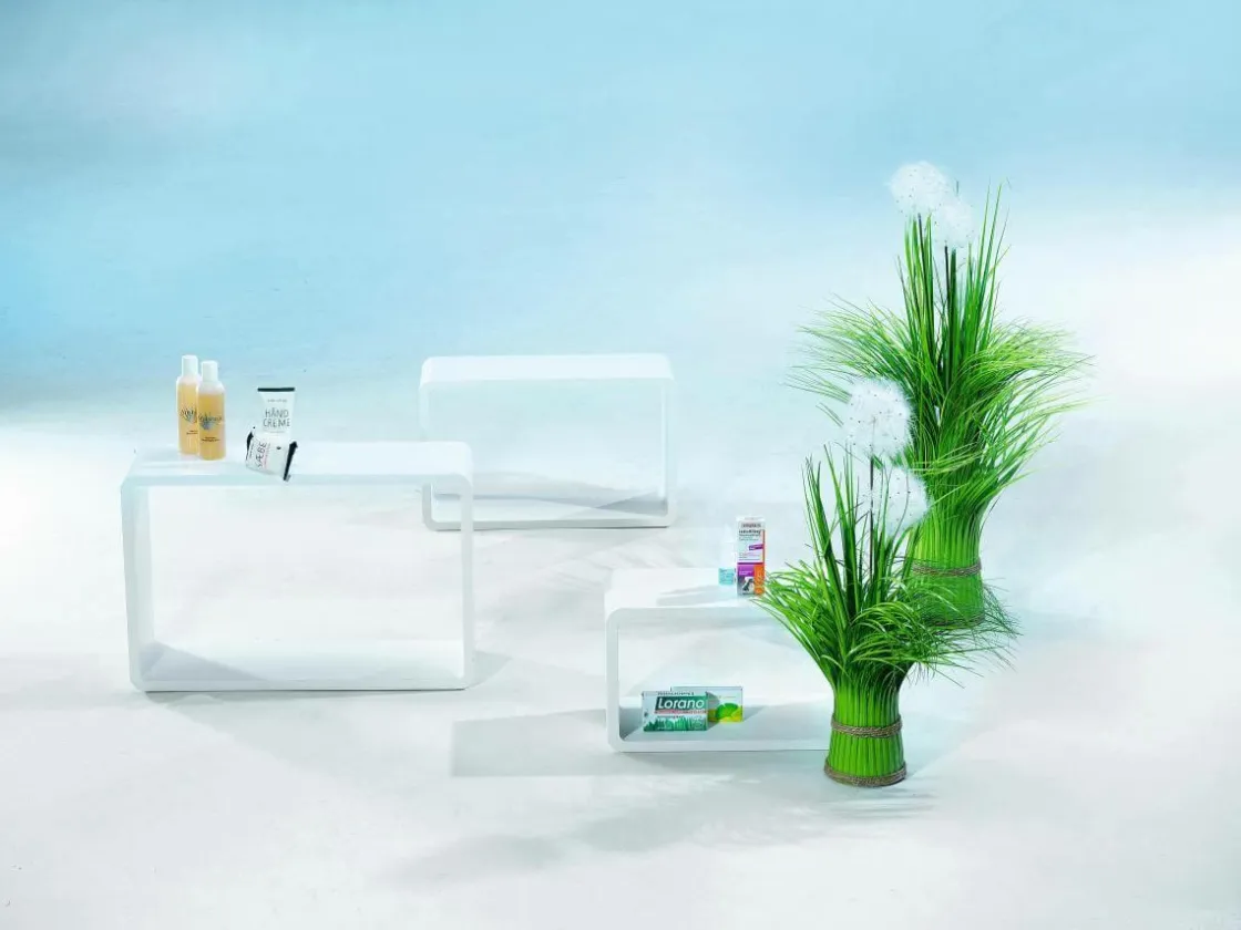 DecoWoerner Expositores Para Tiendas>Conjunto De Estantes "Lounge" Color 3 Pz.