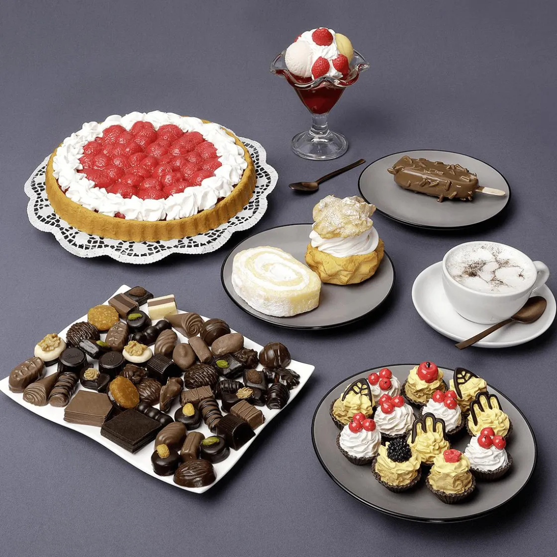 DecoWoerner Chocolate Y Helados>Copa De Helado De Fresa Alimento De Imitación 21 Cm