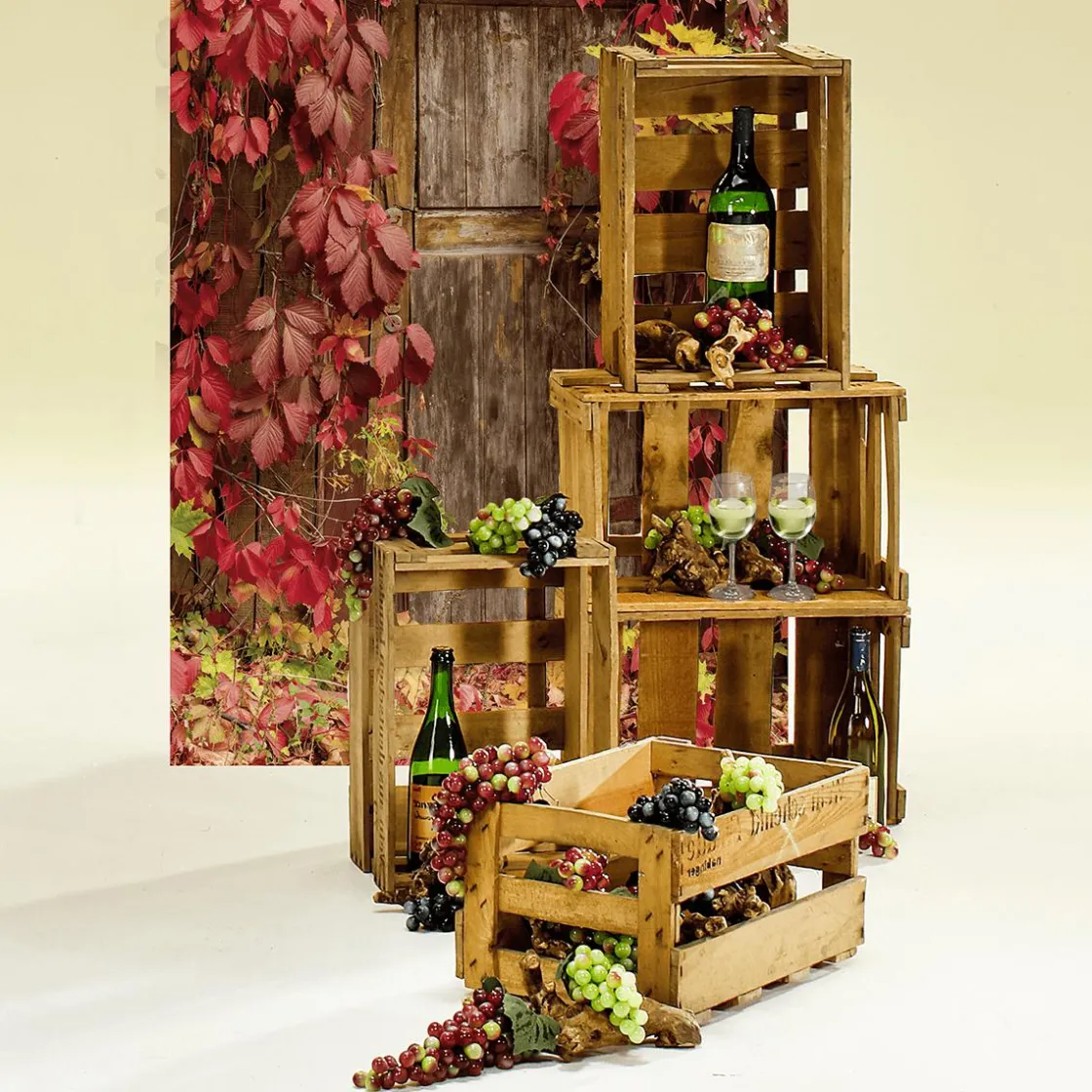 DecoWoerner Decoración De Otoño|Bebidas>Copa De Vino Blanco De Tallo Largo-maniquí De 20 Cm