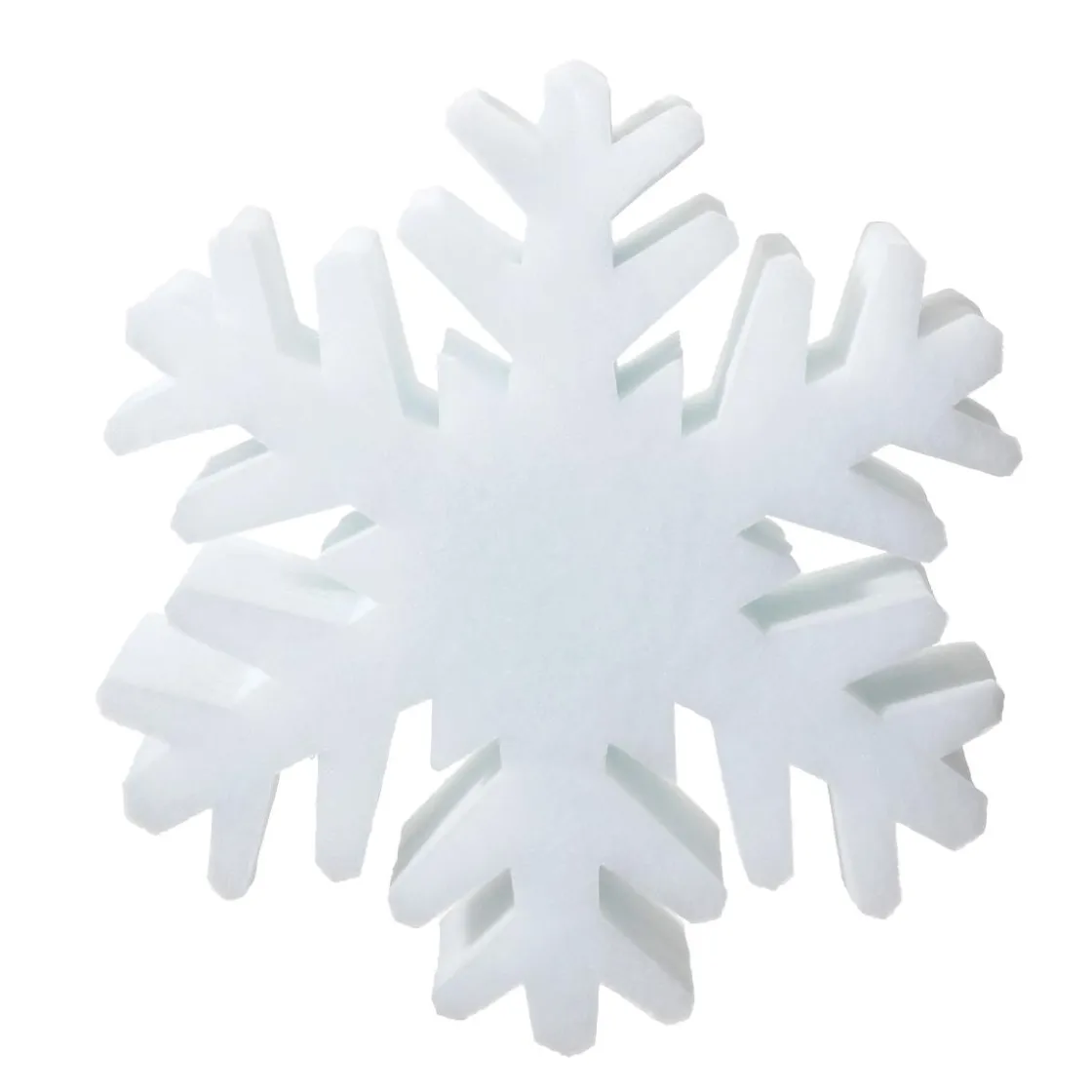 DecoWoerner Decoración De Invierno|Figuras De Navidad>Copo De Nieve "cristal De Hielo" 3D 40 Cm Ø