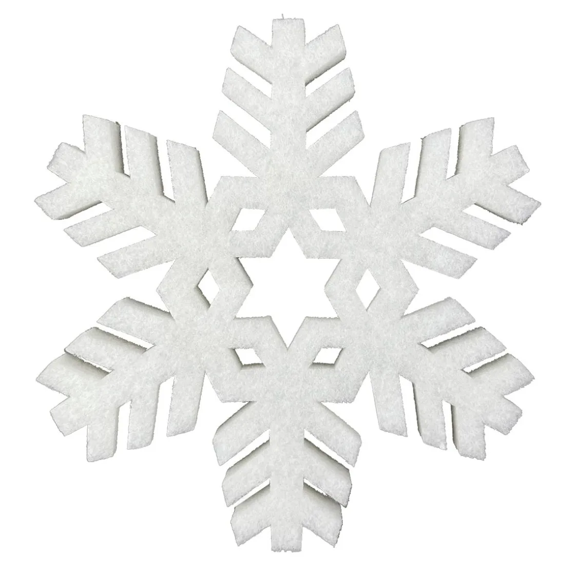 DecoWoerner Decoración De Invierno>Copo De Nieve De Algodón, Ø 60 Cm