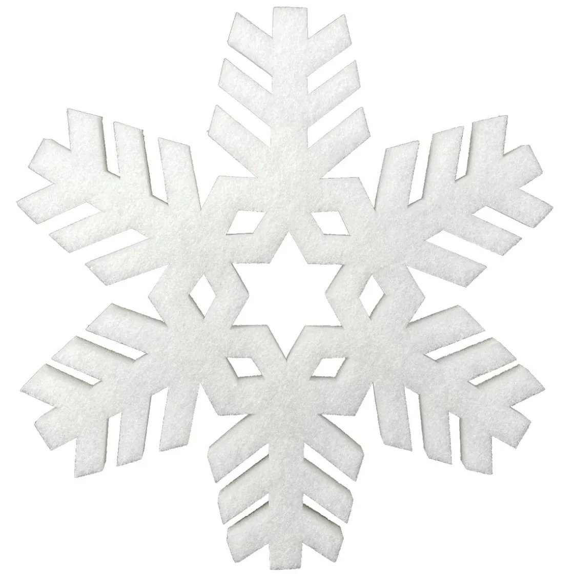 DecoWoerner Decoración De Invierno>Copo De Nieve De Algodón, Ø 30 Cm