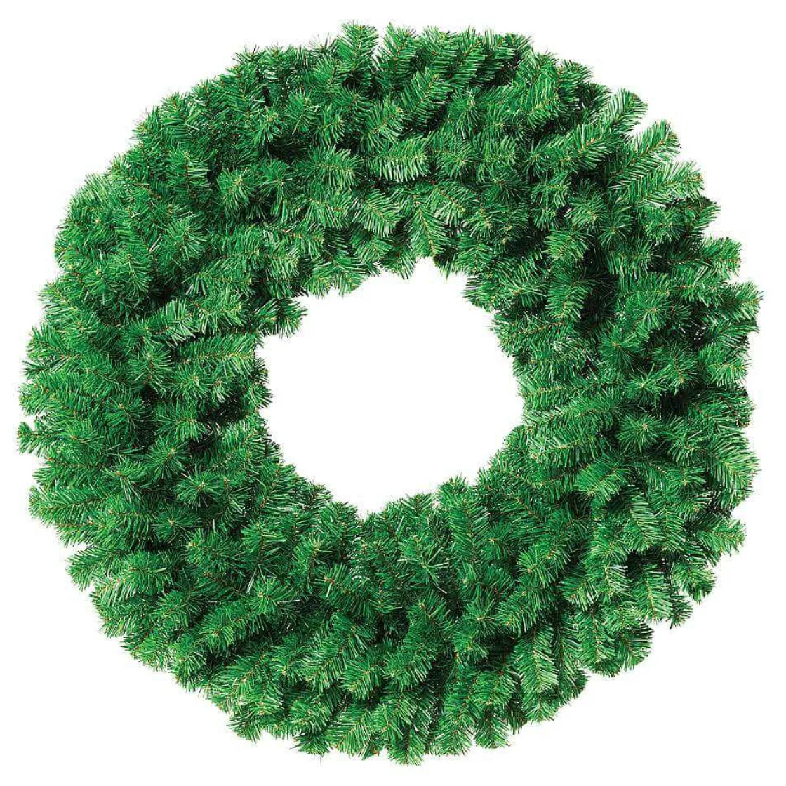 DecoWoerner Coronas De Navidad>Corona De Abeto Basic, Ø 80 Cm, Carácter Tridimensional
