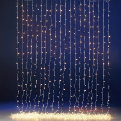 DecoWoerner Luces De Navidad>Cortina De Luces LED 24V Para Exteriores, 1160 LED, 700 X 200 Cm