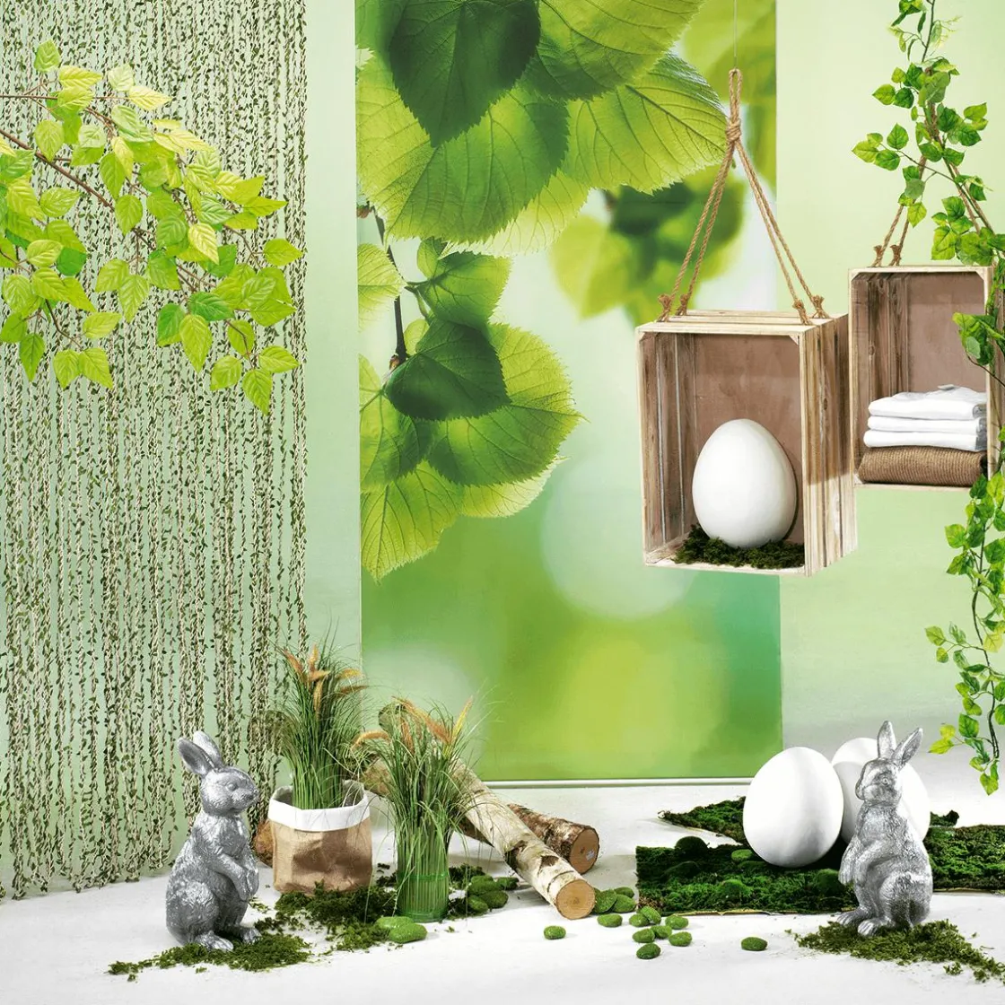 DecoWoerner Decoración De Verano>Cortina Decorativa Nature Longitud 200 Cm