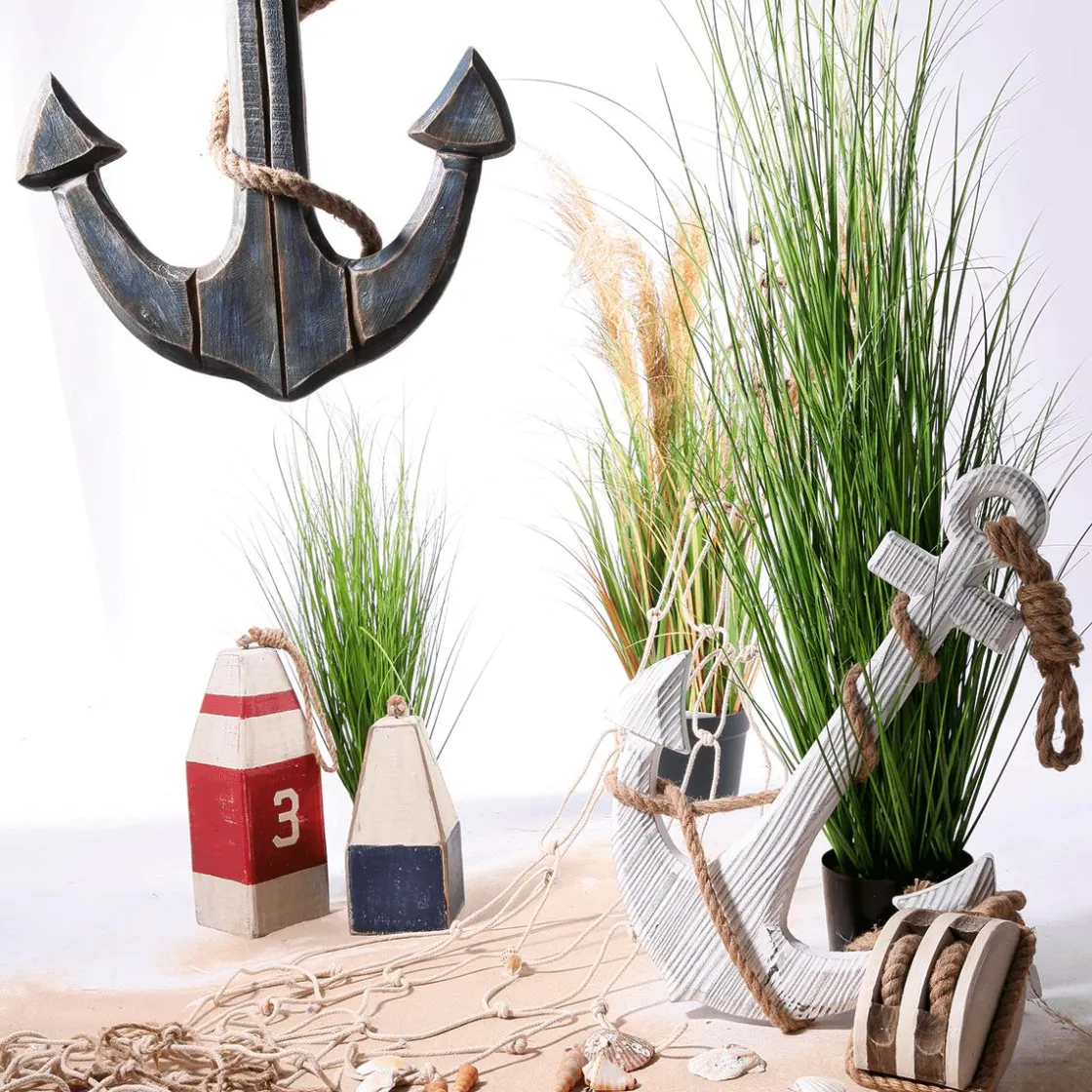 DecoWoerner Hierba Decorativa>Césped Artificial En La Maceta 120 Cm