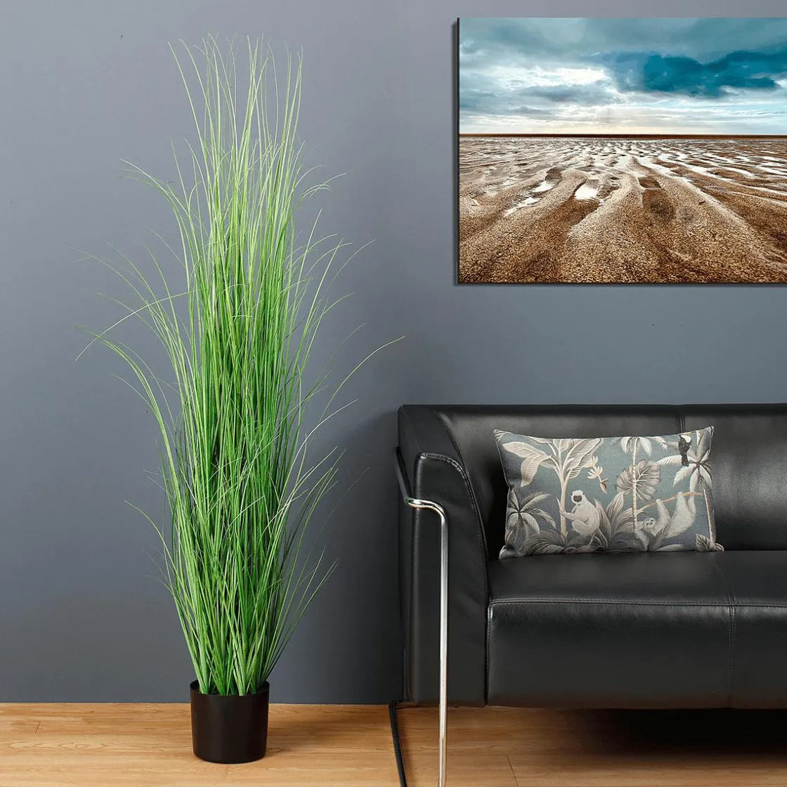DecoWoerner Hierba Decorativa>Césped Artificial En La Maceta 150 Cm